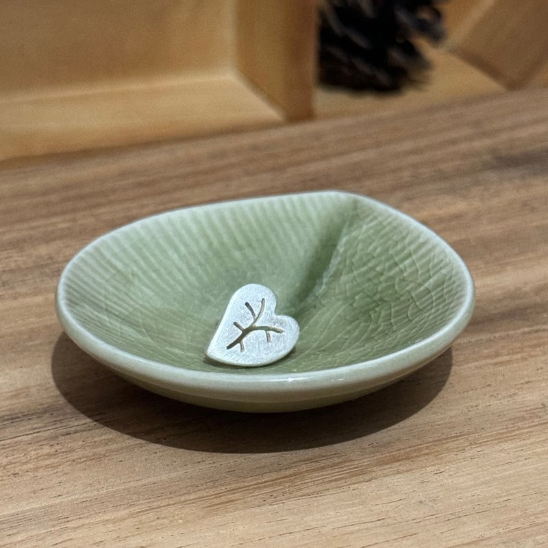 观音莲 项链   观叶植物 森林叶语系列 925纯银 - 项链 - 纯银 