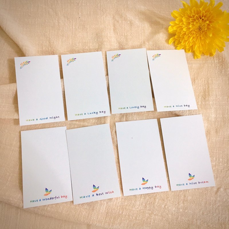 Daily a HA 爱的祝福小卡 - HAVE A LITTLE LOVE - 纸卡写起来! - 卡片/明信片 - 纸 多色