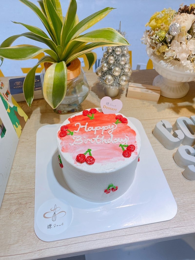 可爱樱桃 渐层色定制化蛋糕 生日蛋糕 铄甜点 水果蛋糕 布丁蛋糕 - 蛋糕/甜点 - 新鲜食材 