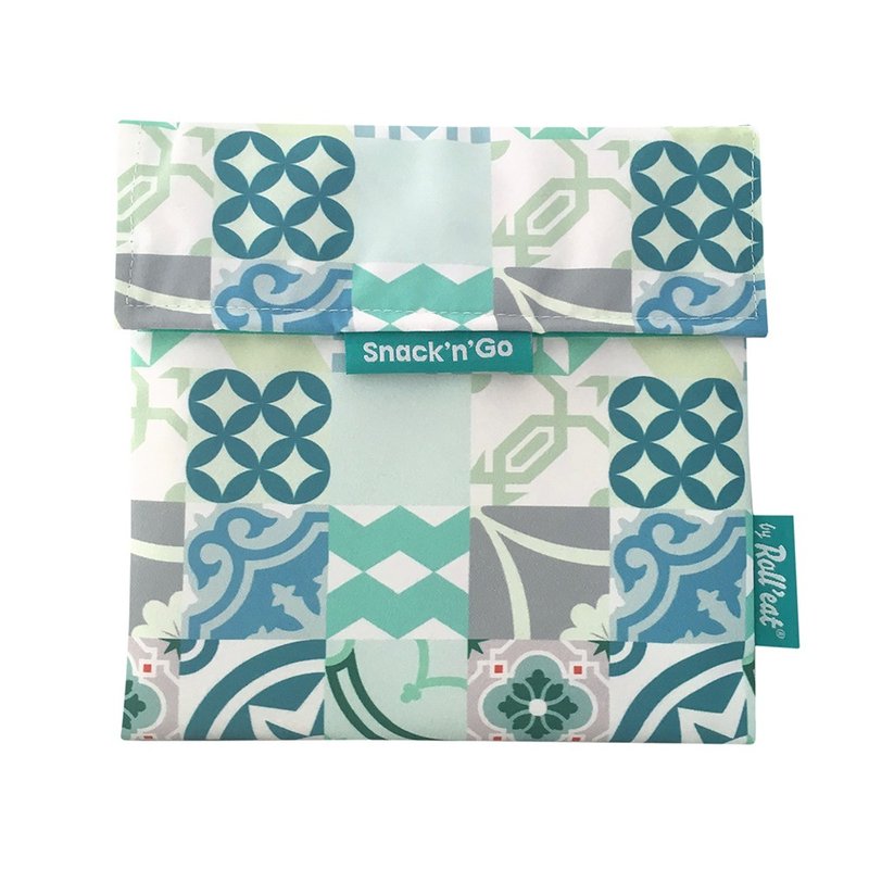 Rolleat 环保食物袋 (拼布绿色款) - 浅碟/小碟子 - 塑料 绿色