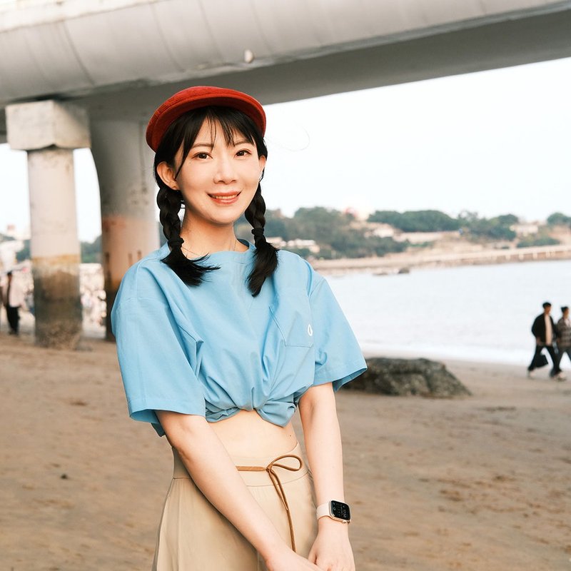 【ISW】高质感针织画家帽-红色 (四色可选) - 帽子 - 棉．麻 红色