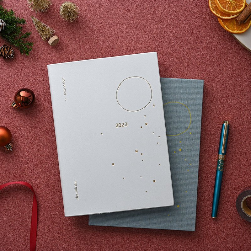 女人迷 2023 play with time 手帐 曙光白 - 笔记本/手帐 - 纸 白色