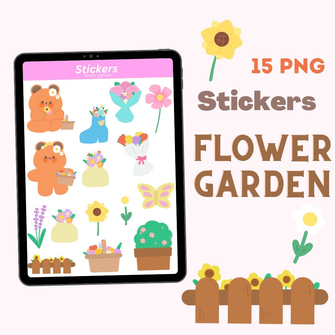 数字贴纸花园收藏 - 电脑手机桌布/贴图/App 图示 - 其他材质 