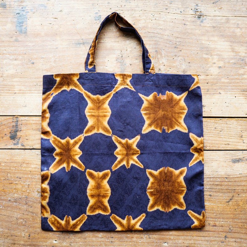 Togo tie-dye tote bag / blue - 手提包/手提袋 - 棉．麻 