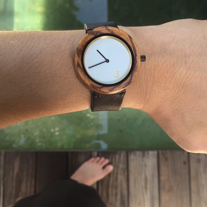 Lima Watch Sore Zebra Black - 女表 - 木头 