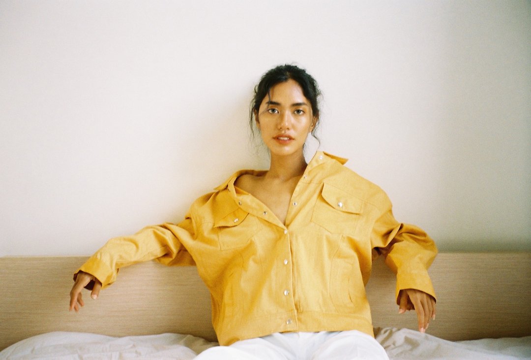 Boyfriend Jacket Mustard - 其他 - 棉．麻 黄色