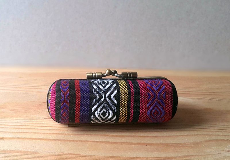 限量发行 民族风/大地/原住民 编织款 印章盒 零钱 耳机盒/单章盒 - 印章/印台 - 棉．麻 