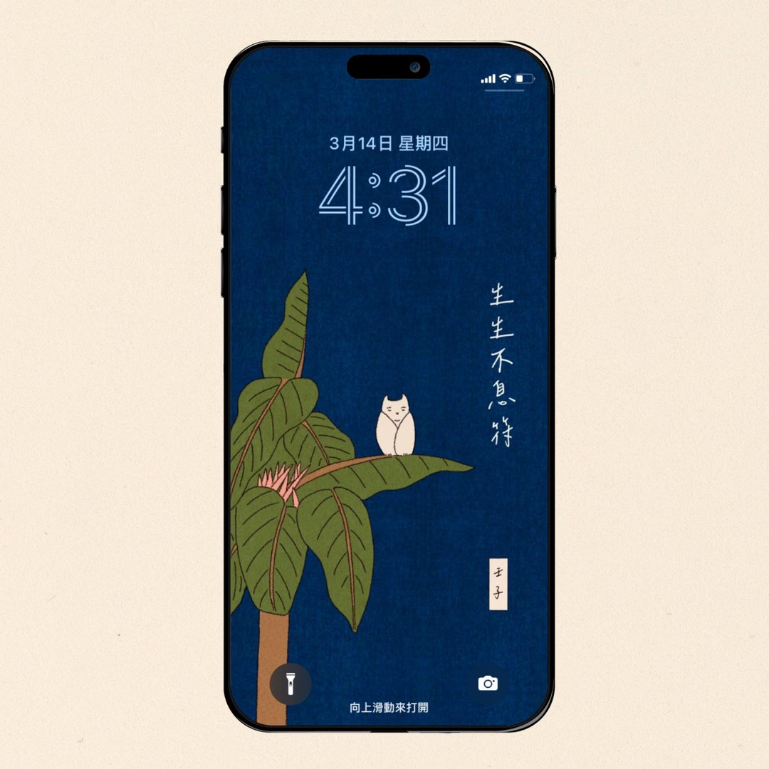 手机壁纸 | 壬子护身符 - 电脑手机桌布/贴图/App 图示 - 其他材质 
