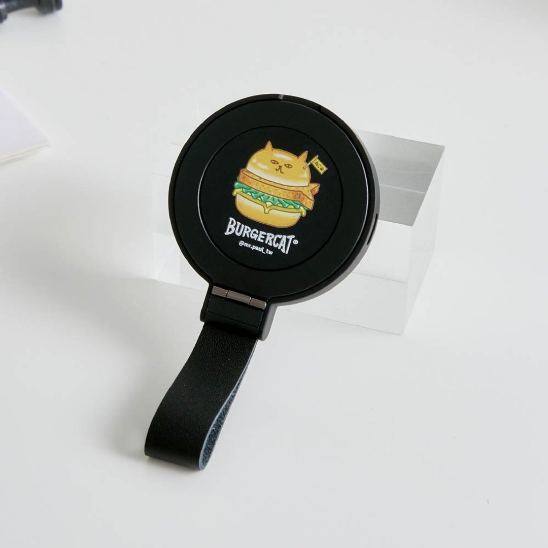 保罗先生 喵堡BurgerCat 15W磁吸支架无线充电器 - 手机充电及周边 - 塑料 多色