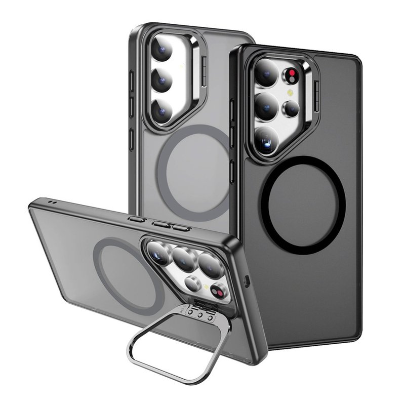 CASE SHOP Samsung S25 / S25+ / S25 Ultra 镜头支架磁吸保护壳 - 手机壳/手机套 - 塑料 多色