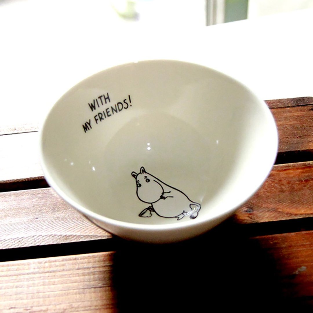 【包邮/特惠】MOOMIN噜噜米-美味系列碗(噜噜米) - 碗 - 瓷 白色