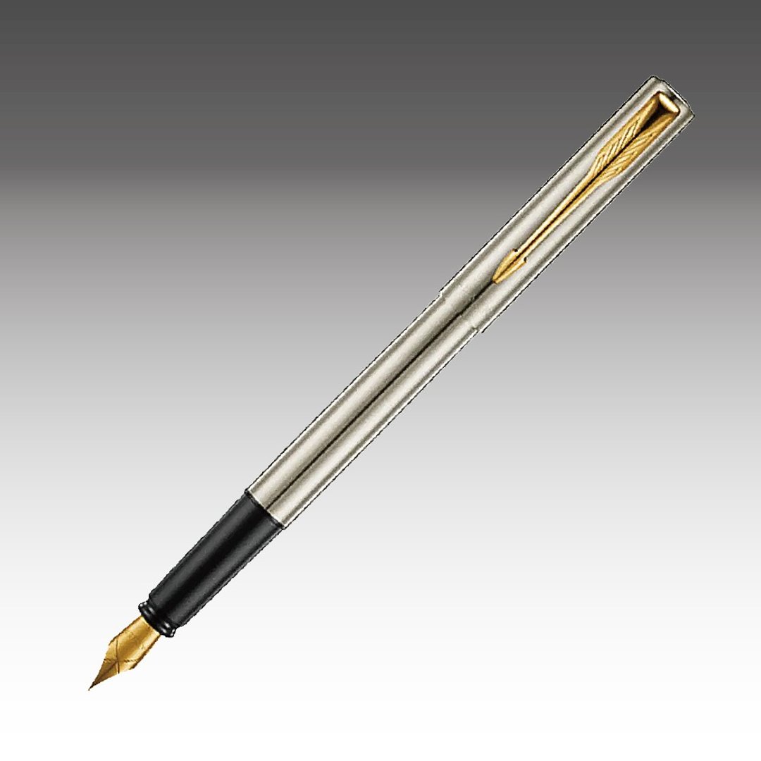 Parker 派克 新款威雅XL 钢杆金夹钢笔 免费刻字 - 钢笔 - 其他金属 银色