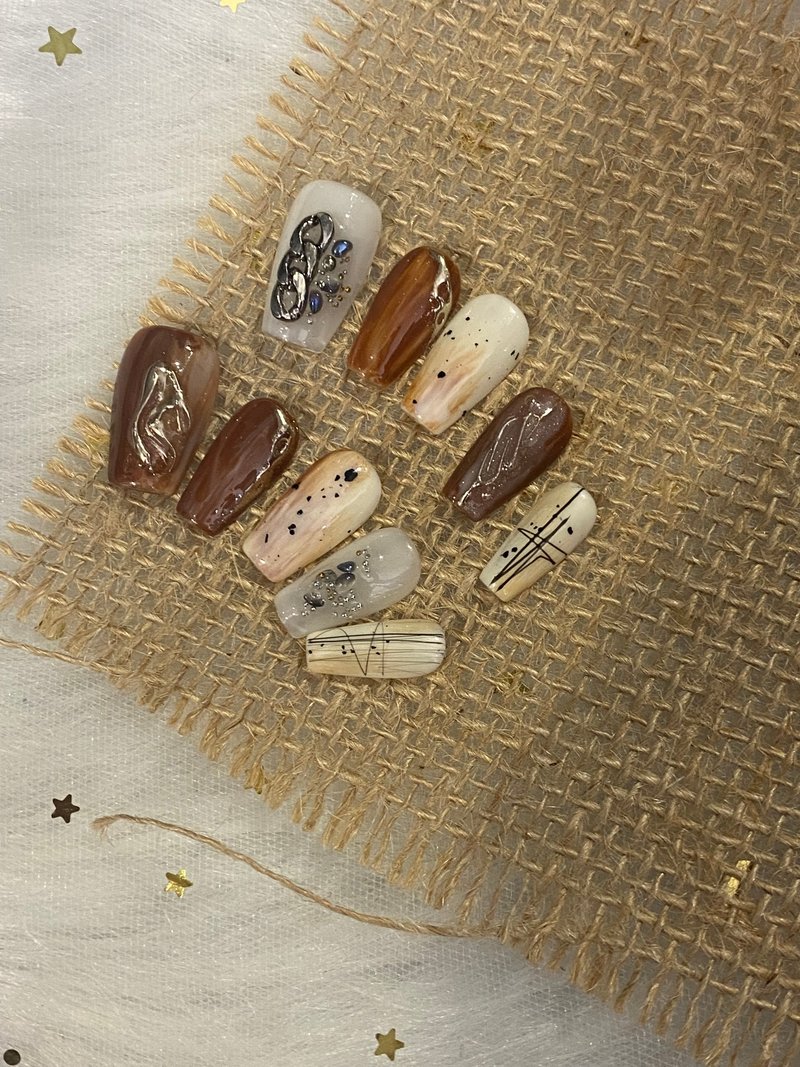 Nail arts/Press on nails/handmade 手工美甲 穿戴甲 古典主义2 - 其他 - 其他材质 