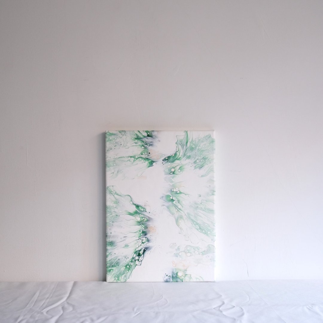 裙摆摇摇系列 - 海报/装饰画/版画 - 颜料 