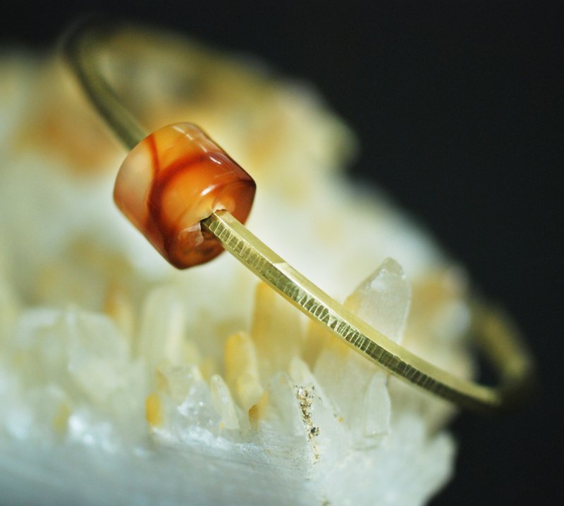 黄铜锻敲手环 - 手链/手环 - 其他金属 金色