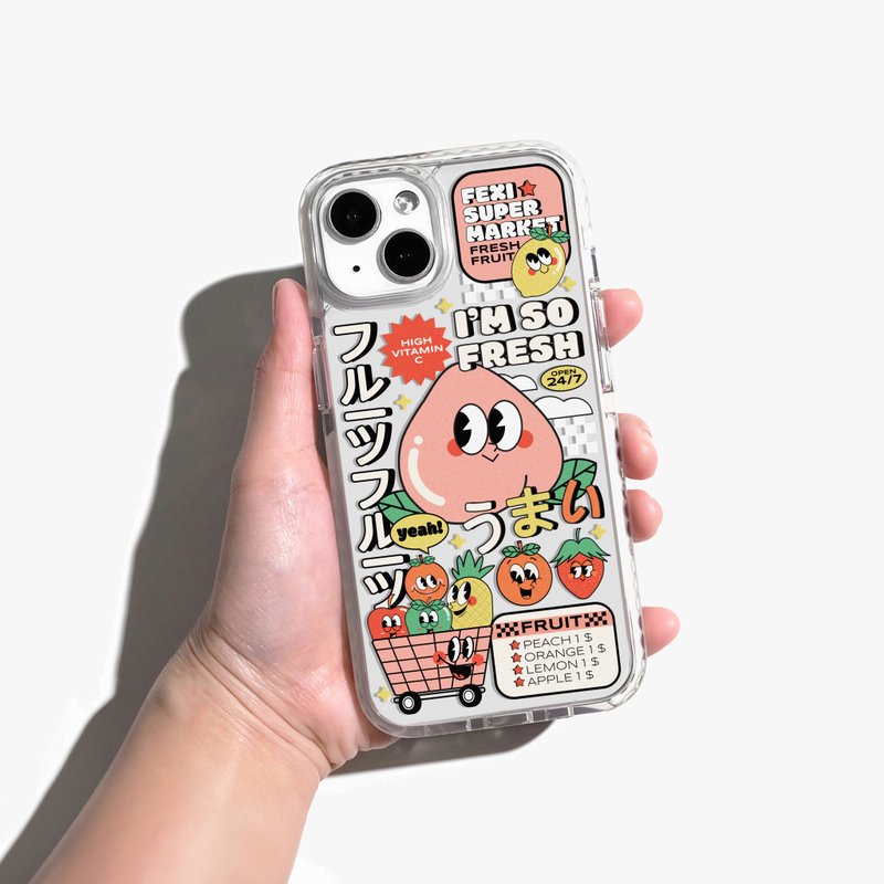 FEXI 案例 / 桃色。 - 手机壳/手机套 - 硅胶 