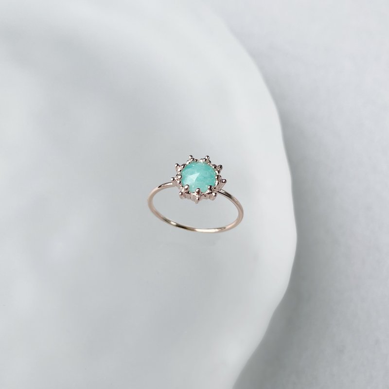 Big Sunshine天河石戒指 - 戒指 - 宝石 