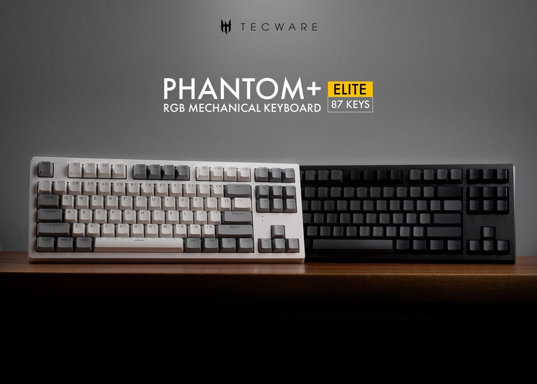 Tecware Phantom+ Elite 87键 RGB机械键盘 - 电脑配件 - 聚酯纤维 
