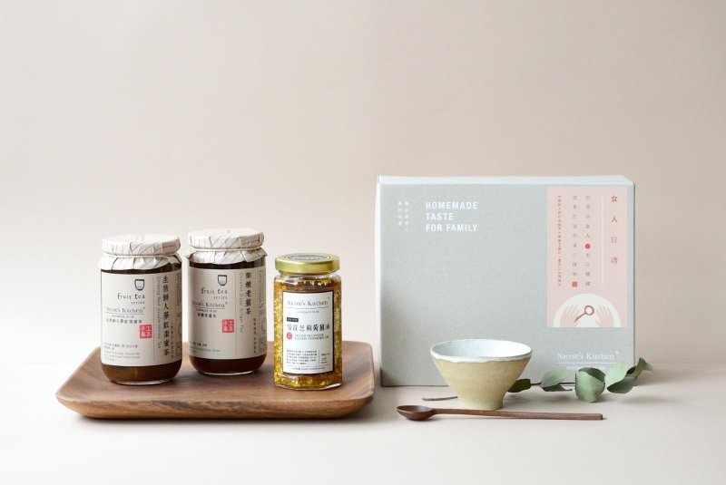 【女人好礼礼盒】 食补养生 I 专为女士而设的窝心礼物 - 酱料/调味料 - 玻璃 白色