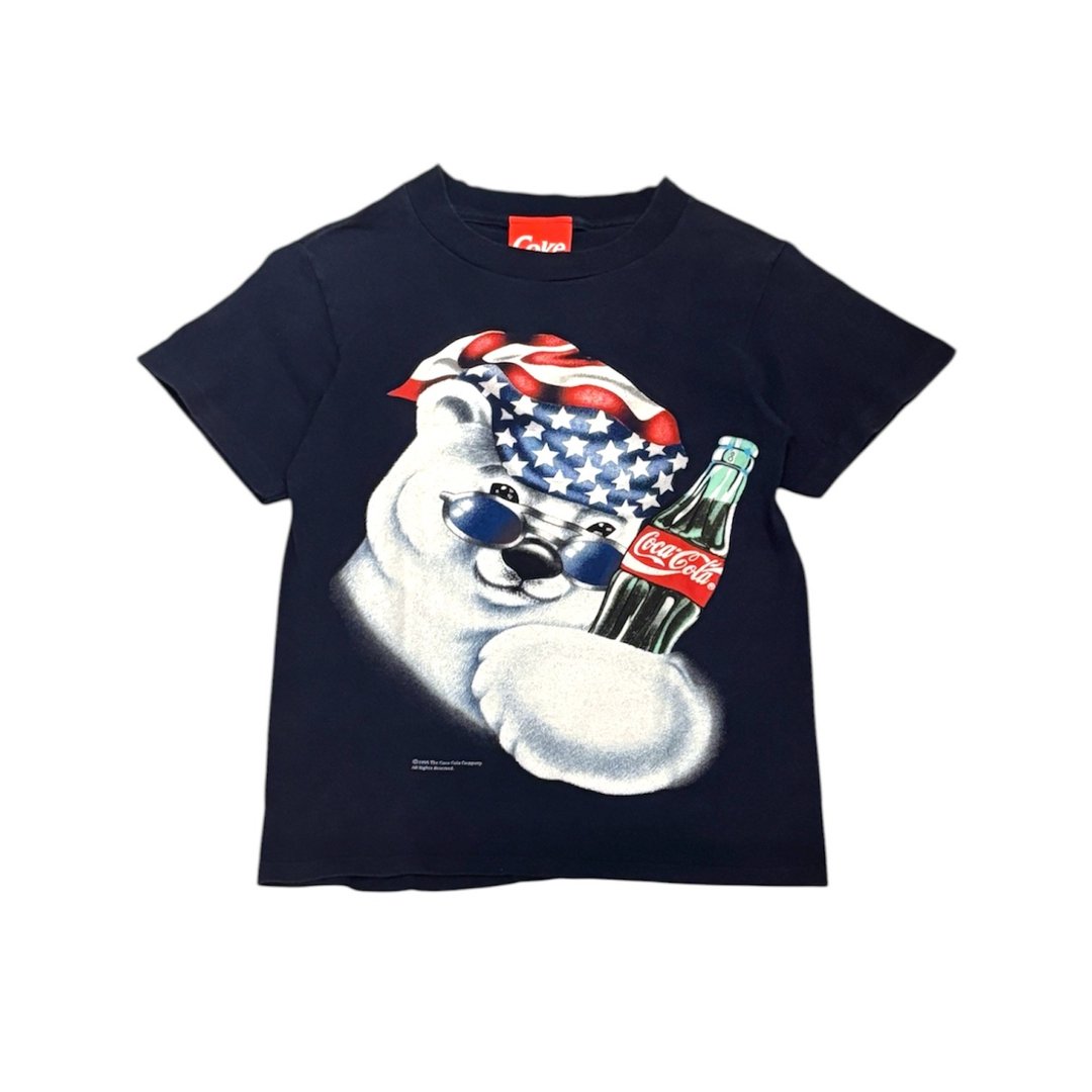 1995 vintage Coca Cola 北极熊 T-shirt - 女装 T 恤 - 棉．麻 多色