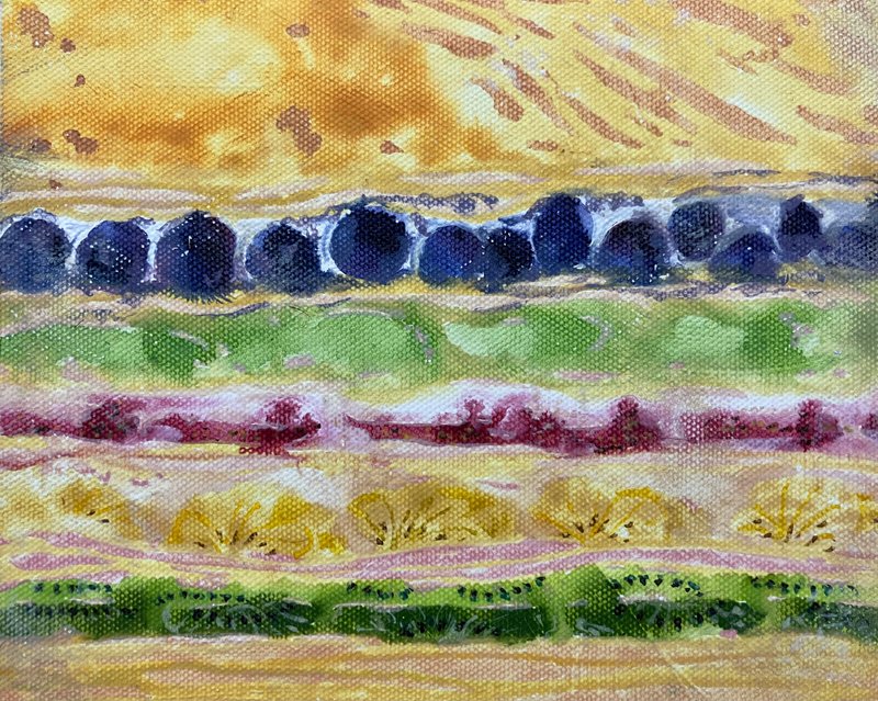 (孕期)想吃但不能吃-3 /手绘原画 - 其他 - 颜料 橘色