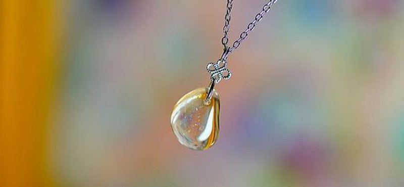 [Made to order] Coral bean - 项链 - 其他金属 