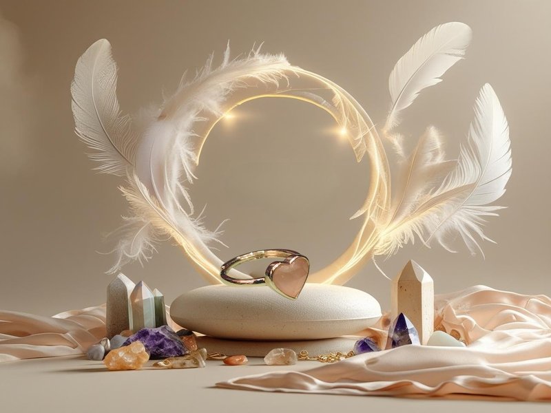 心之遥想 · 粉水晶 · 晶石戒指 - 戒指 - 水晶 紫色