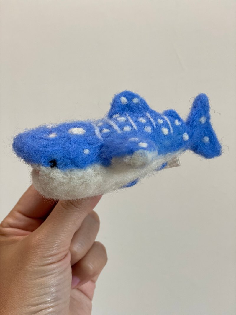 豆腐鲨 羊毛毡 磁铁 - 冰箱贴/磁贴 - 羊毛 蓝色