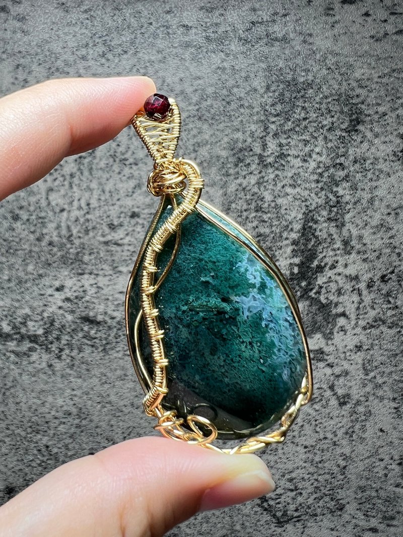 森林中低吟 - 项链 - 半宝石 多色