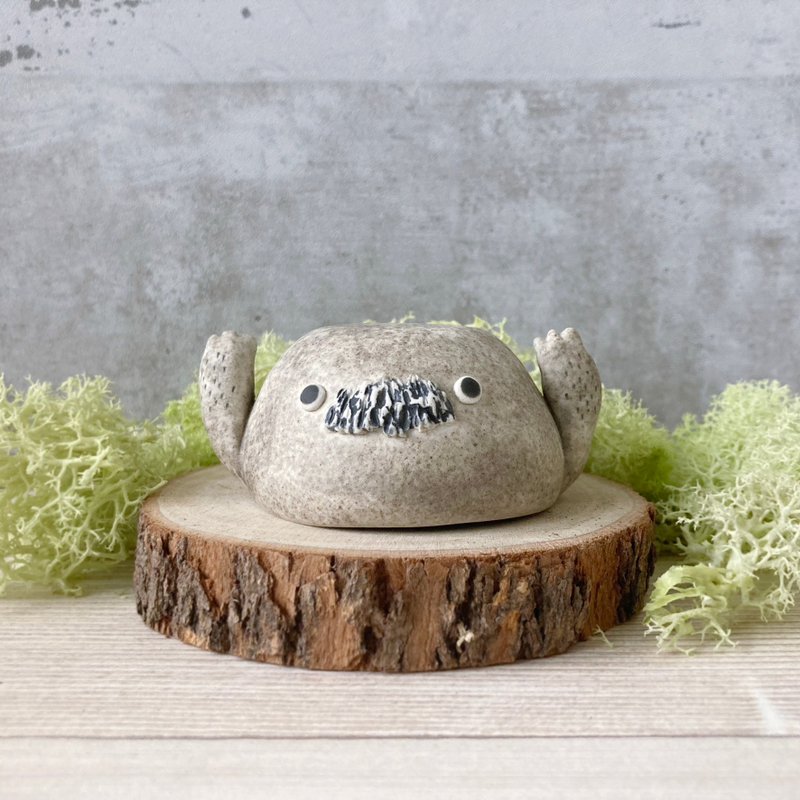 我举双手赞成 怪杯杯 小茶杯 怪兽 陶瓷茶杯 陶偶 - 茶具/茶杯 - 瓷 橘色