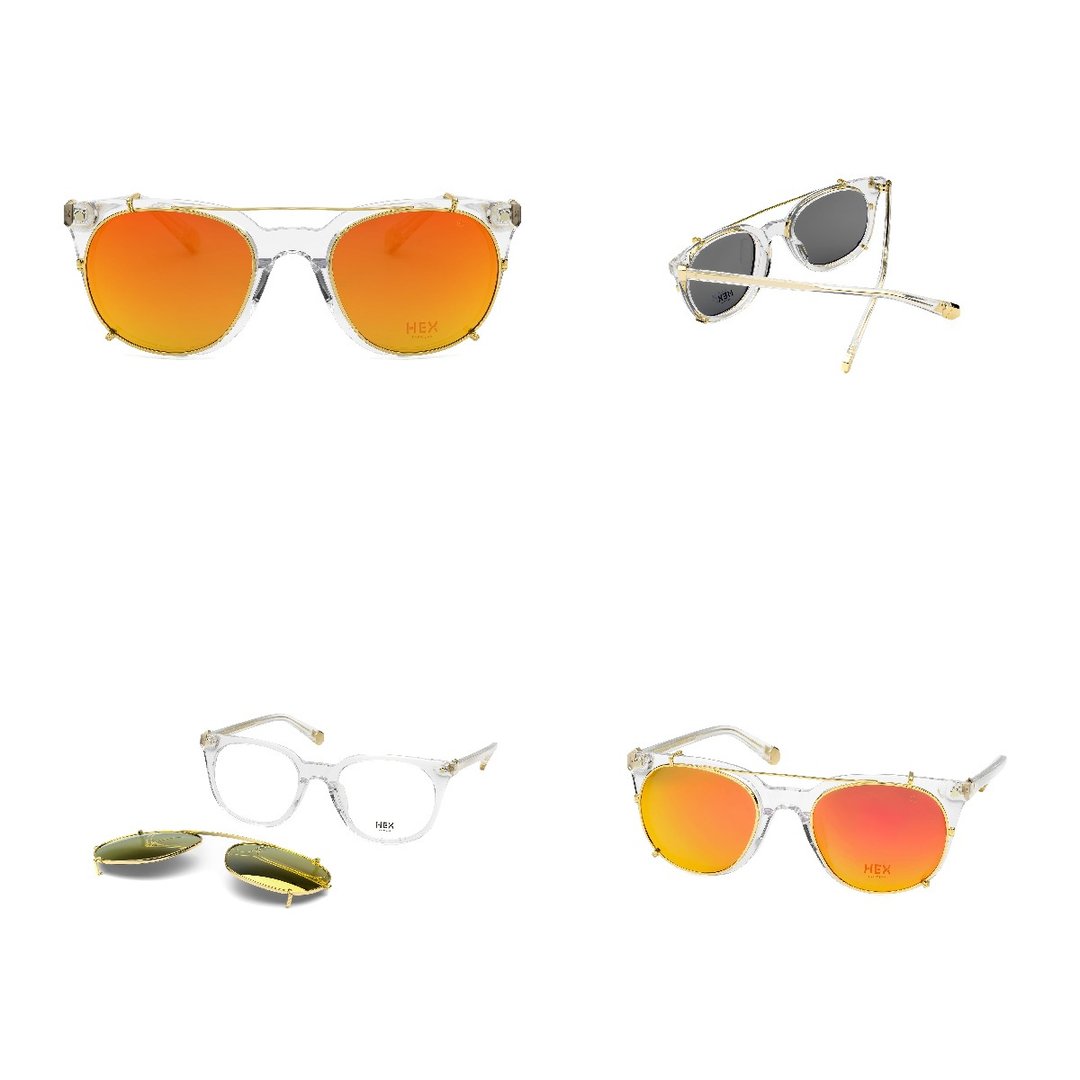 HEX Eyewear Ronaldo 光学眼镜配前挂墨镜  太阳眼镜  意大利制 - 眼镜/眼镜框 - 其他材质 