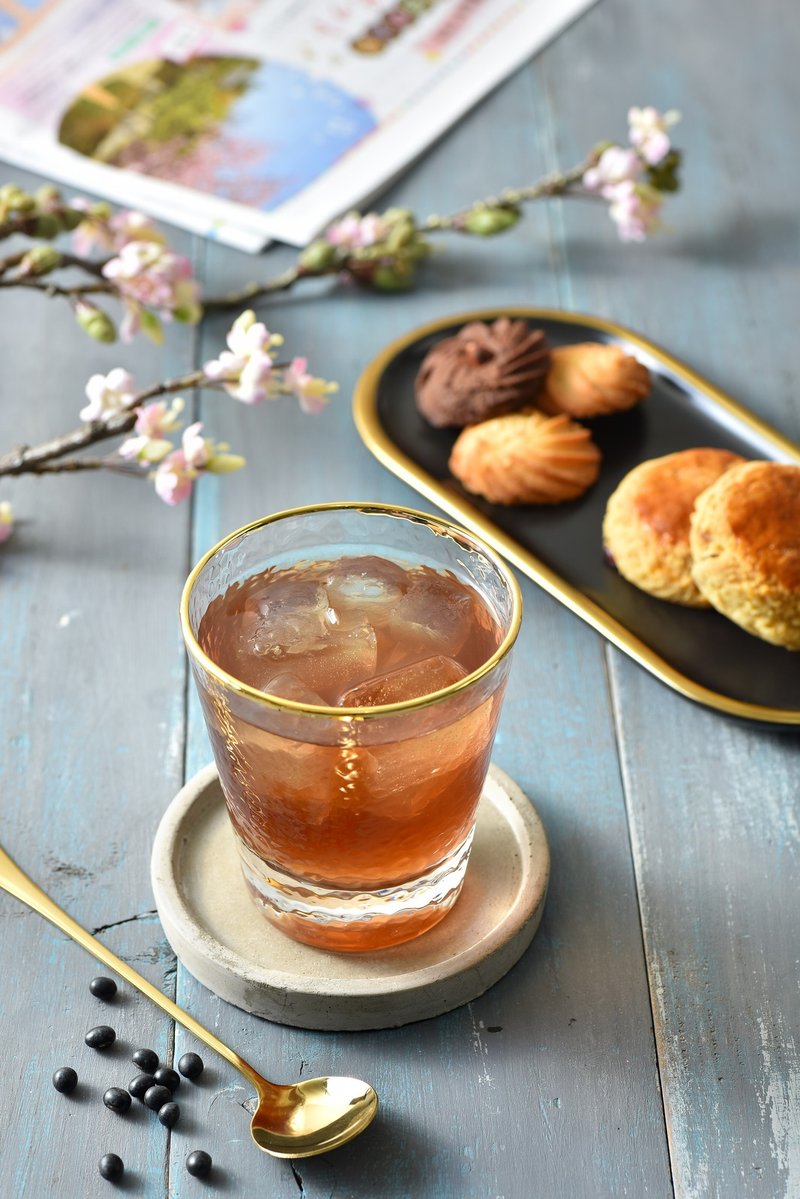 【综合养生茶】3罐组 / 活力黑豆茶 / 暖芯牛蒡茶 / 闺蜜玫瑰茶 - 茶 - 其他金属 黑色