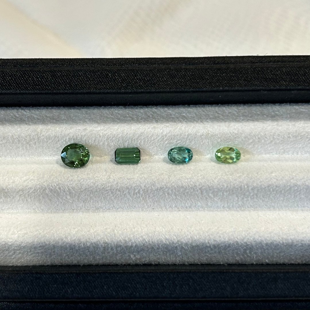 【裸石】碧玺 Tourmaline LT61/ LT71 - 项链 - 宝石 绿色