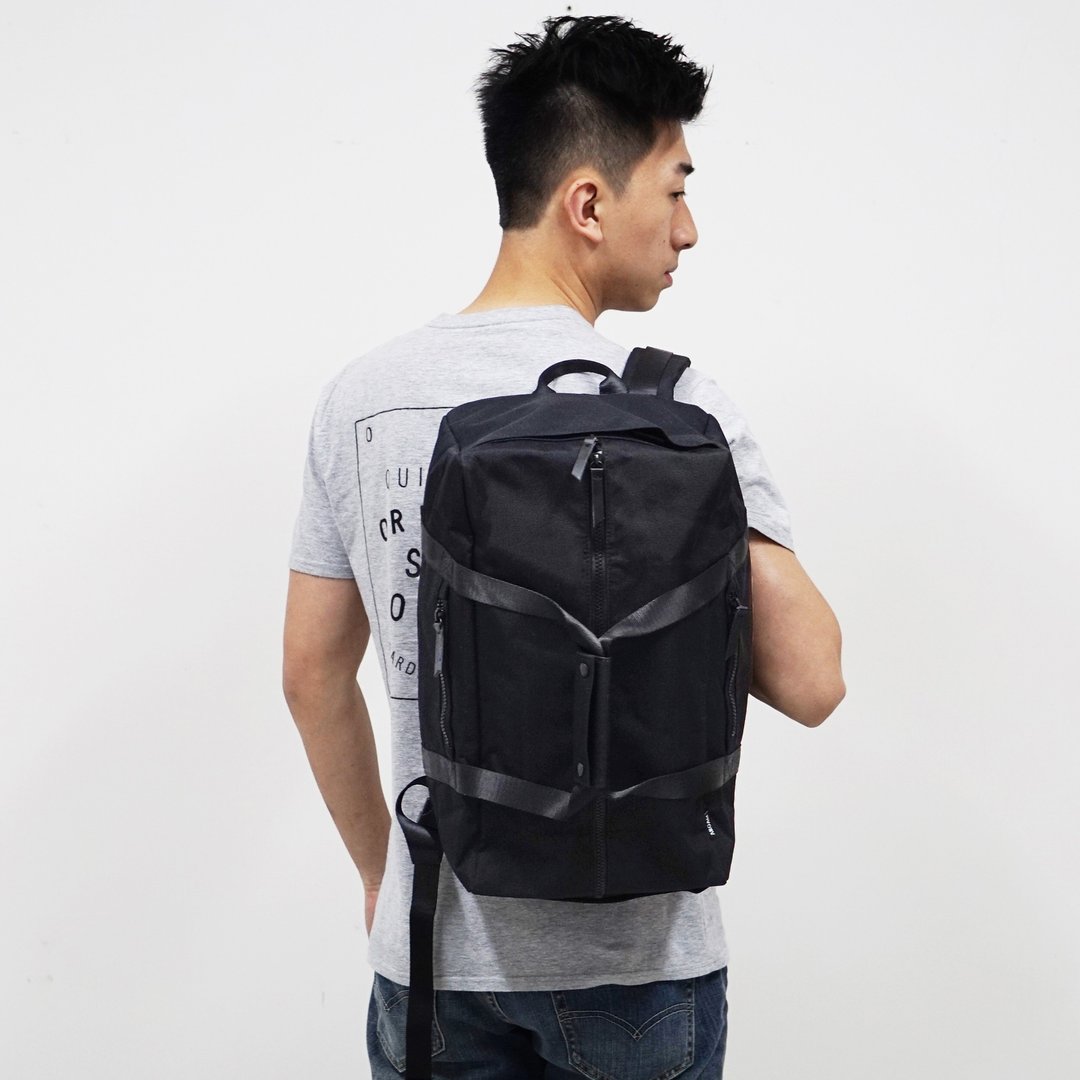 Argali 香港品牌 超实用三用旅行包 后背包 斜背包 肩背包 手提包 多用途 Backpack 黑色 - 后背包/双肩包 - 其他材质 黑色