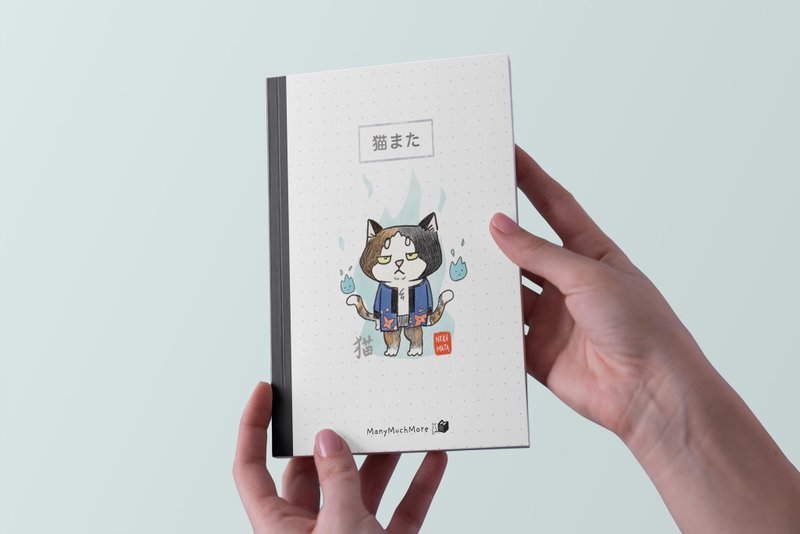 A5 笔记本 - NekoMata 系列 - 笔记本/手帐 - 纸 白色