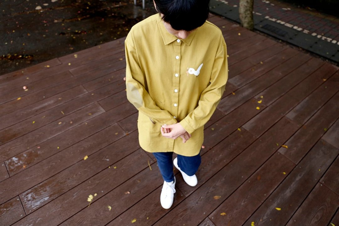阿鸟工作服 - 女装衬衫 - 棉 