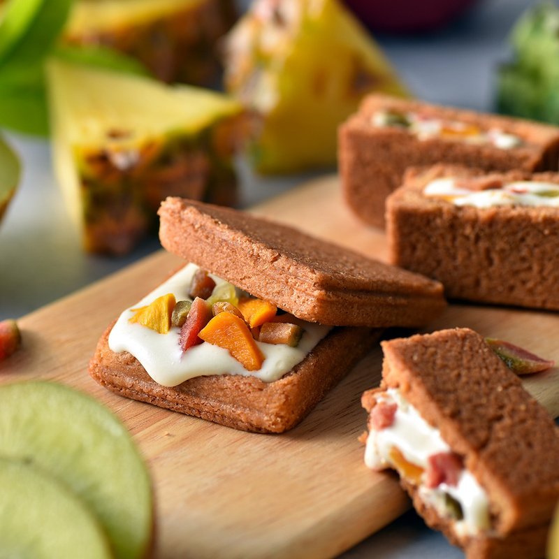 简单李 果然真心 | 水果牛轧夹心饼 12入 - 零食/点心 - 其他材质 多色