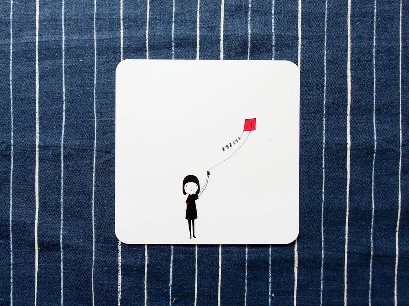 放风筝去 / 明信片 - 卡片/明信片 - 纸 