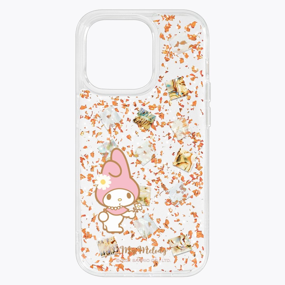 浮夸 美乐蒂 玫瑰金 iPhone 14 13 12 11 Pro Max mini 三丽鸥 - 手机壳/手机套 - 环保材料 金色