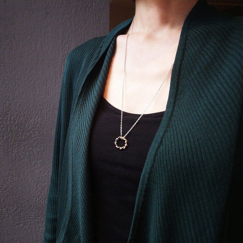 upturn a necklace_好转a项链 | mittag 925纯银 限量 伴娘礼 - 项链 - 银 银色