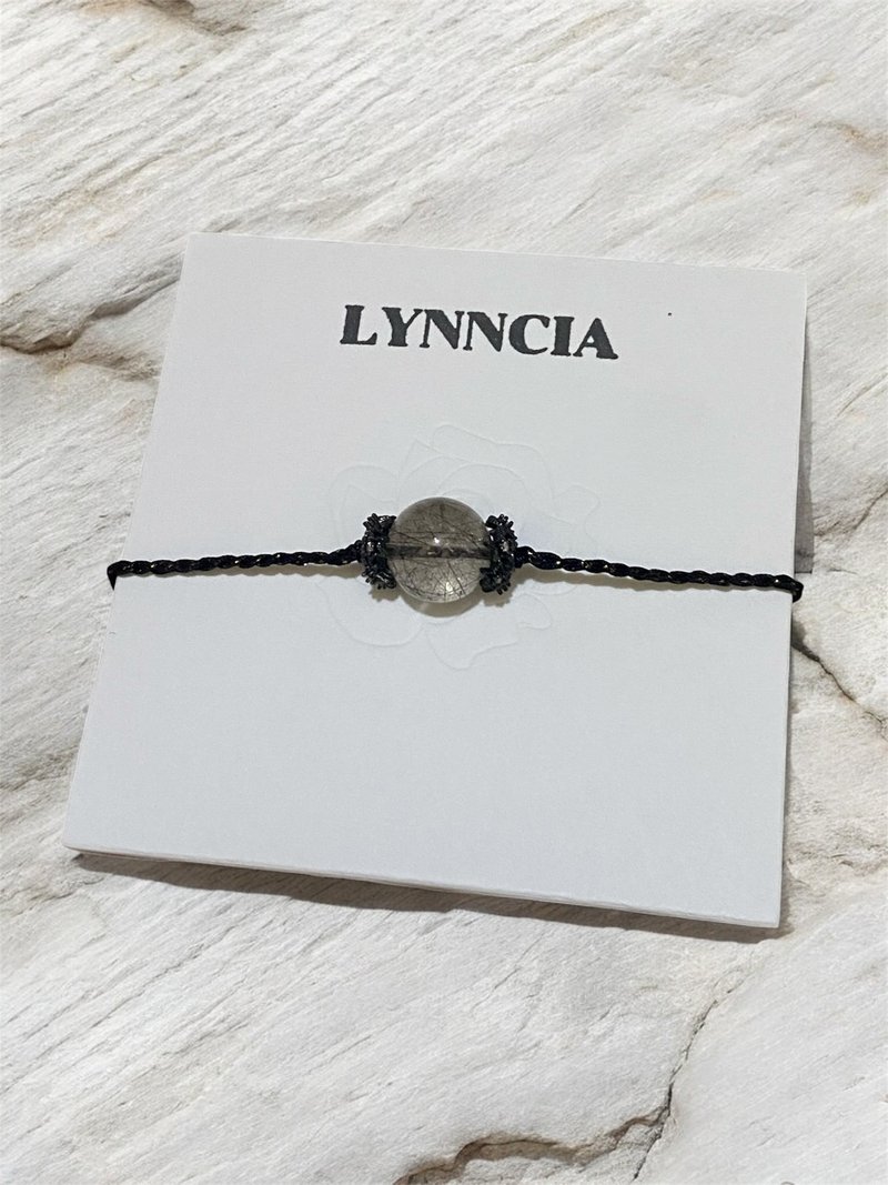 天然水晶手绳 - 手链/手环 - 水晶 黑色