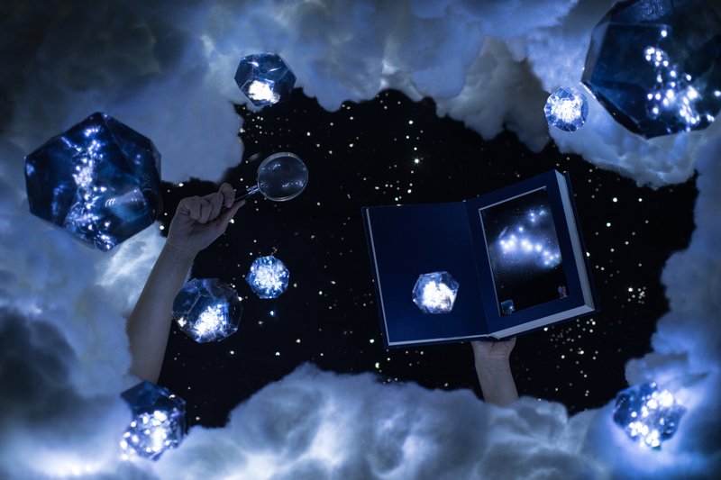 定制化情人节礼物 【 十二星座系列 •  双鱼座 星夜之书】 - 灯具/灯饰 - 其他材质 黑色