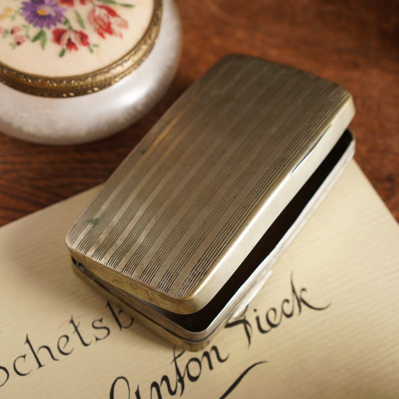 荷兰古董雪茄盒/菸盒 - 其他 - 其他金属 金色