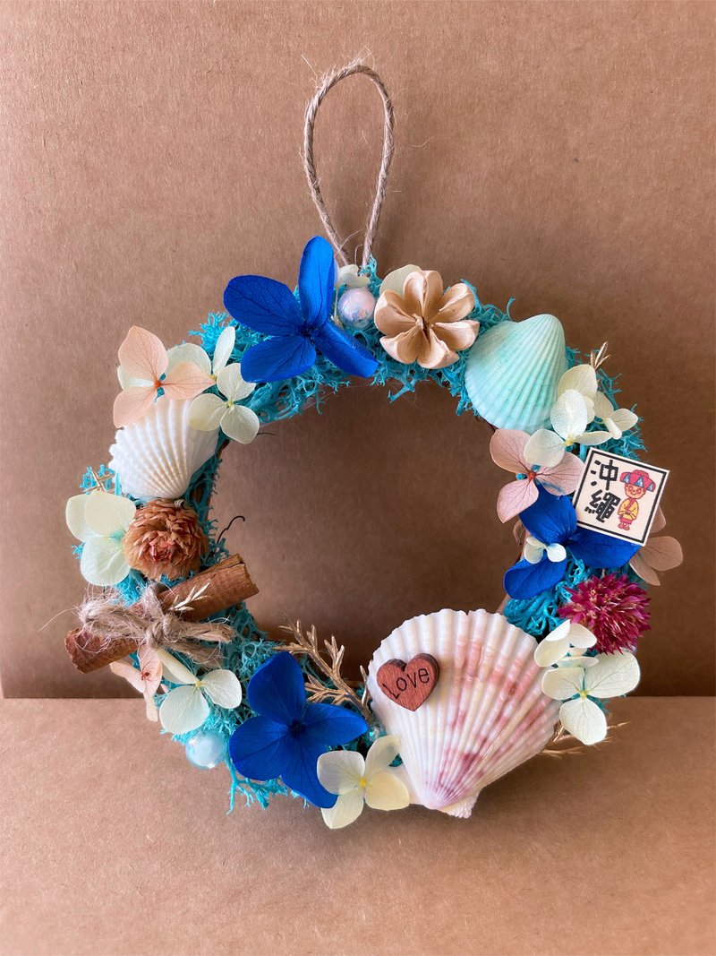 藤の花轮 (SIZE M) - 摆饰 - 植物．花 蓝色