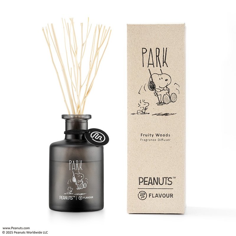 FLAVOUR x PEANUTS联名系列  FOREST|香氛扩香|橡木麝香调 - 香薰/精油/线香 - 精油 黑色