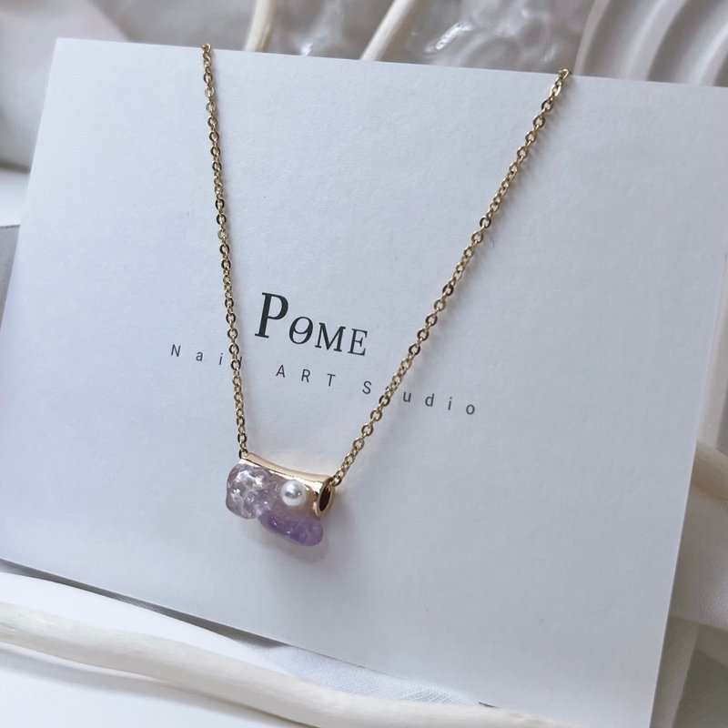 手作饰品 | 紫水晶项链 \ 智慧 - 戒指 - 其他材质 紫色