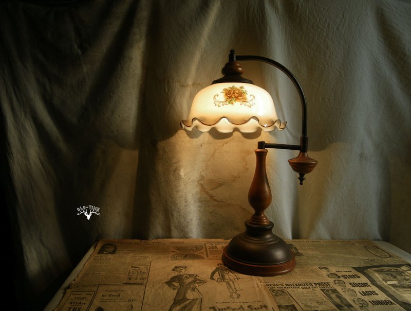 【老时光 OLD-TIME】早期乡村风格玻璃桌灯*仅寄邮局* - 灯具/灯饰 - 其他材质 