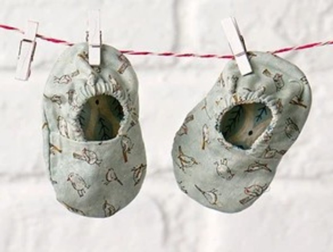 DIY Baby Booties, DIY Children's Shoes, PDF Materials. - 编织/刺绣/羊毛毡/裁缝 - 棉．麻 多色