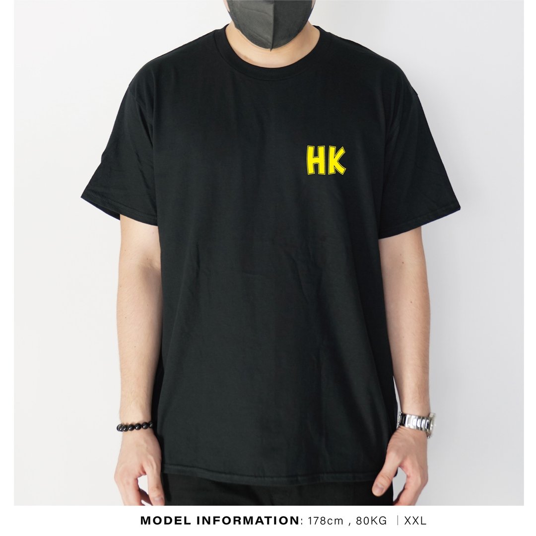 KH TAG -自家设计印刷T-Shirt - 男装上衣/T 恤 - 棉．麻 黑色