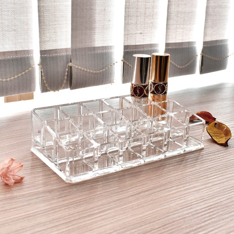 【美的空间】18格透明压克力口红收纳盒展示架 - 收纳用品 - 压克力 透明